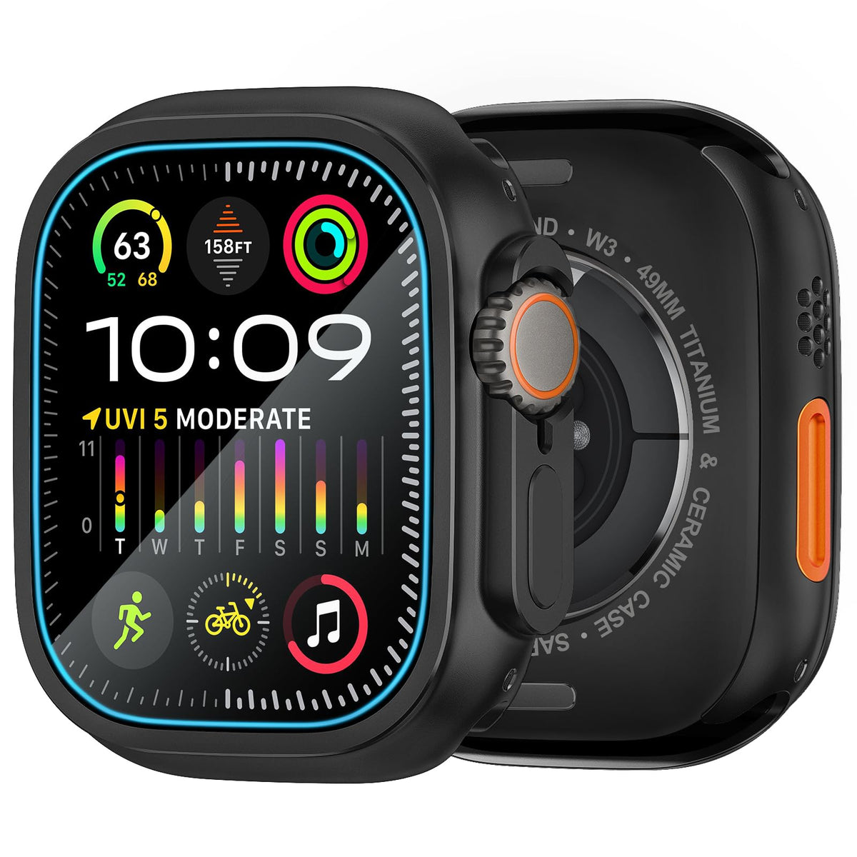 Rugged Metal Case For Apple Watch